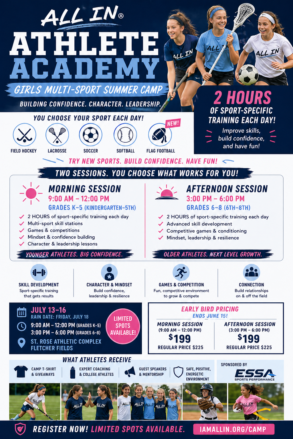 All In Athlete Academy Summer Camp